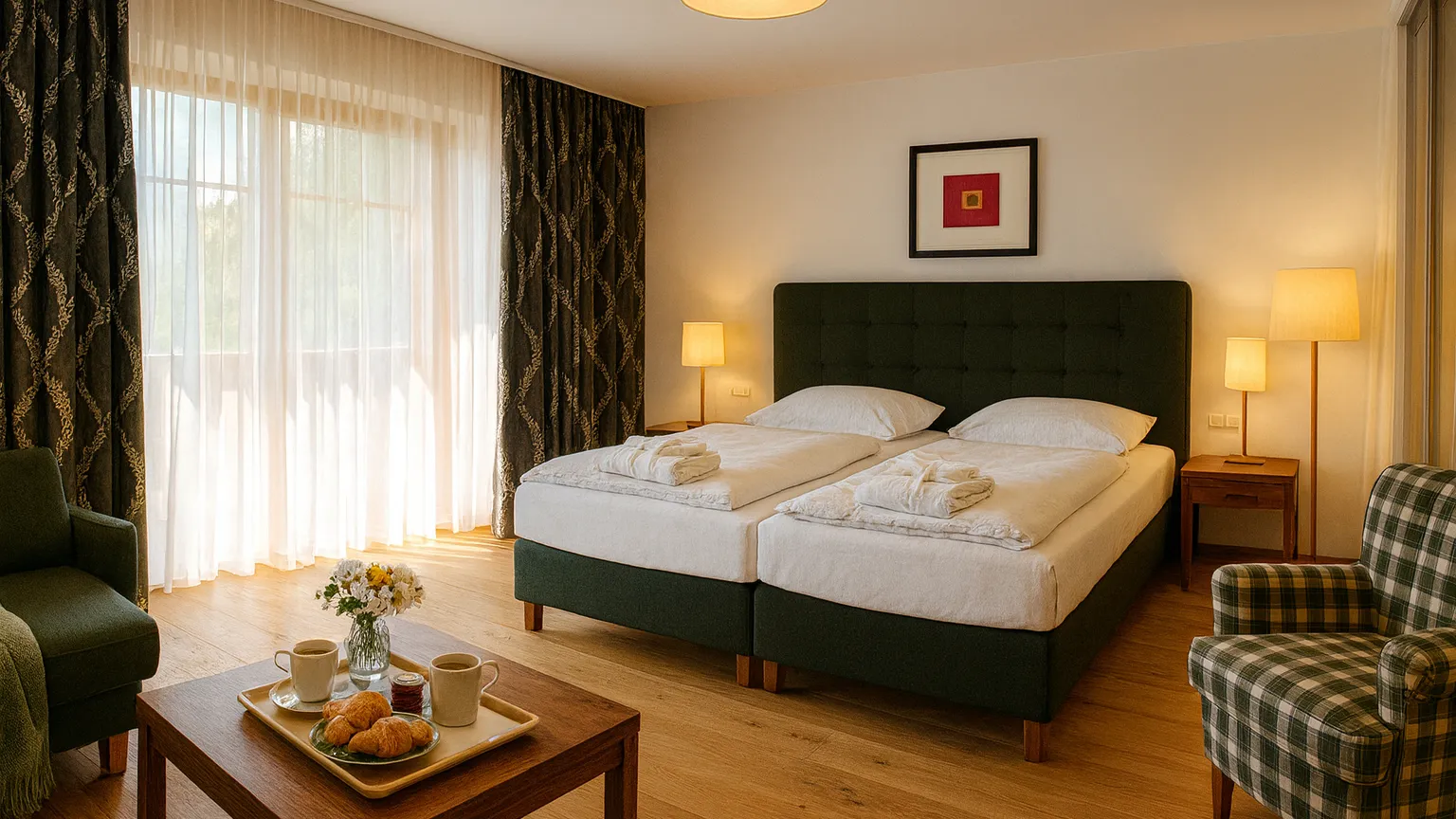 Zimmer im Hotel Hochsteg-Gütl