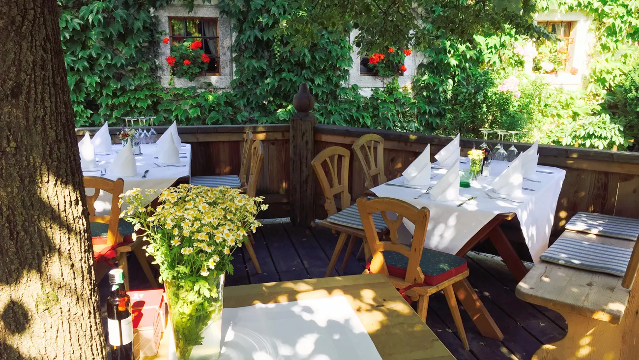 Cosy dining room in the Mostschenke