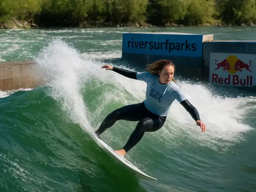 Riverwave Ebensee stehende Welle