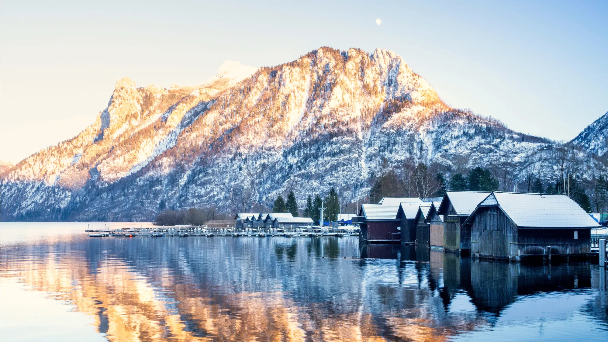 Winterlandschaft am Traunsee